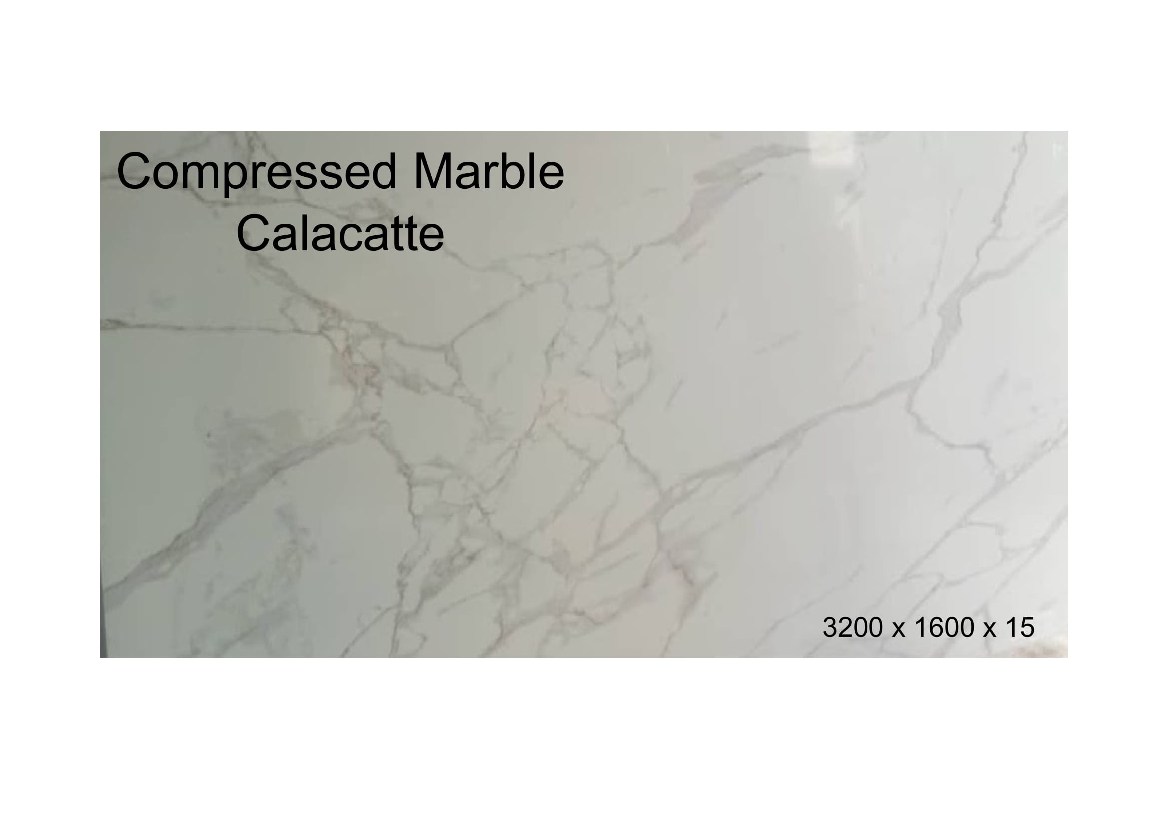 Artificial Kitchen Countertop Marble Calacatte