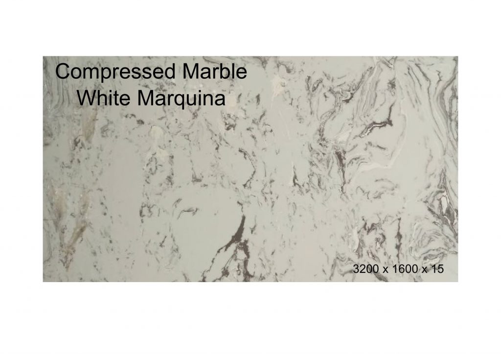 Artificial Compress Marble White Marquina