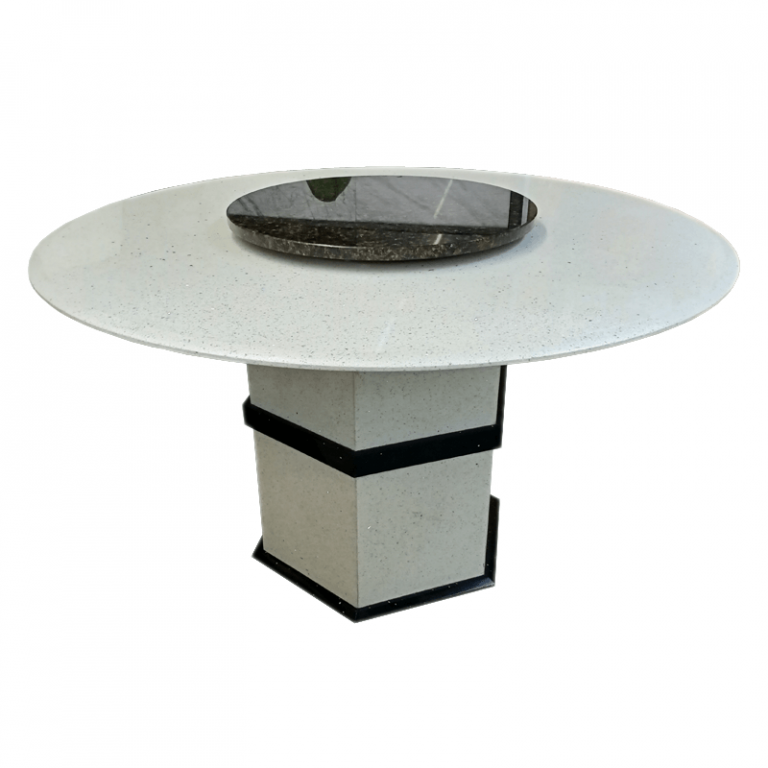 Round Dining Rotating/ Spinning Quartz Table Malaysia DIY Kitchen