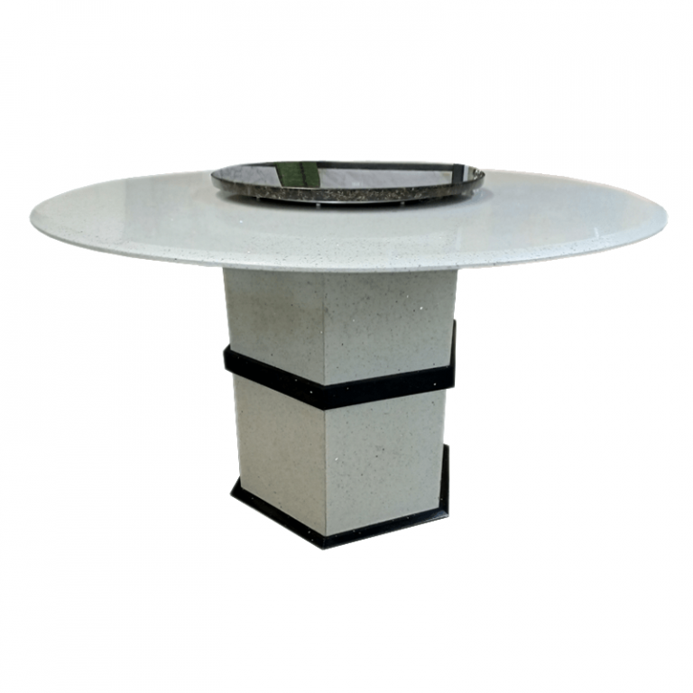 Round Dining Rotating/ Spinning Quartz Table - Malaysia Quartz-Online ...